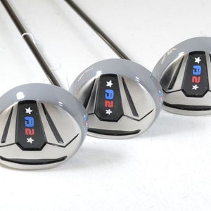 Patriot Golf B2 3,5,7 Fairway Wood Set Right True Launch Uniflex Graphite 147758