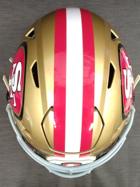 Custom Painted 49ers SpeedFlex Helmet Deebo Samuel Style