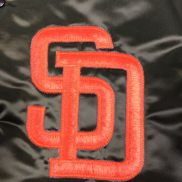 Vintage San Diego Padres MLB satin bomber. Starter. Quilted lining. Made in  the USA. XS