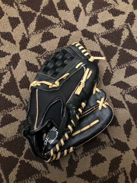 Used Louisville Slugger Helix Series Right Hand Throw Pitcher Baseball Glove 10"