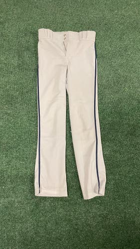 Gray/Pipped Navy Blue Youth Medium Champro Baseball Pants
