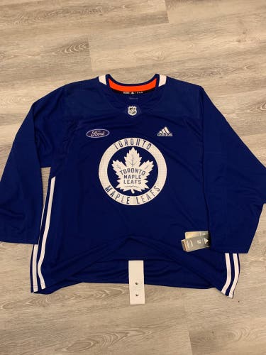 Leafs practice jersey sz 60