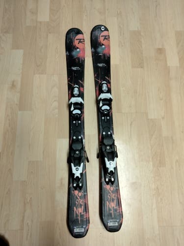 Used Rossignol All Mountain 100 cm Scimitar Skis With Bindings