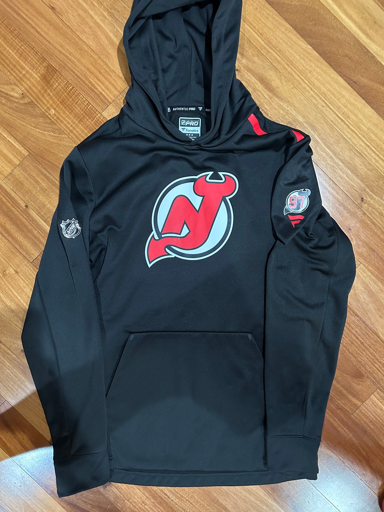 New Jersey Devils Jesper Bratt Official Green Fanatics Branded
