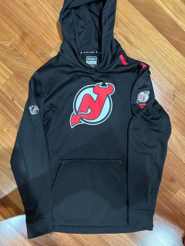 Nikita Gusev Player Issue Locker Room New Jersey Devils Fanatics Hoodie Medium Pro Stock