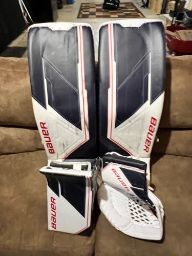 Used 34" Regular Mach Goalie Full Set