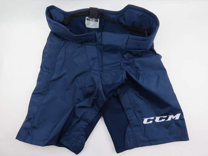 New CCM Navy Blue NHL Pro Stock Hockey Player Girdle Pant Shell Senior Large 9K