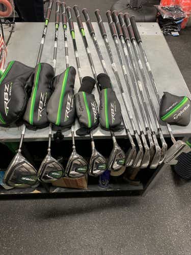 Used Taylormade Rbz 12 Piece Regular Flex Graphite Shaft Men's Package Sets