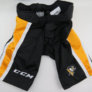 CCM Pittsburgh Penguins NHL Pro Stock Hockey Player Girdle Pant Shell XL +2" 9K