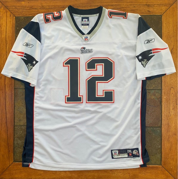 TOM BRADY NEW ENGLAND PATRIOTS VINTAGE 2000'S REEBOK JERSEY ADULT 2XL