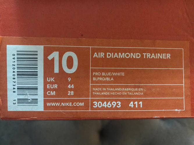 Nike Air Diamond Trainer Turf Shoes