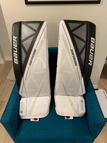 34" Bauer  Supreme S150 Goalie Leg Pads