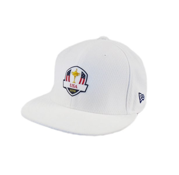 NEW 2018 New Era 59Fifty USA Ryder Cup Practice Round Fitted Flatbill 7  1/2