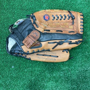 Used MacGregor Right Hand Throw Infield Baseball Glove 13.5"