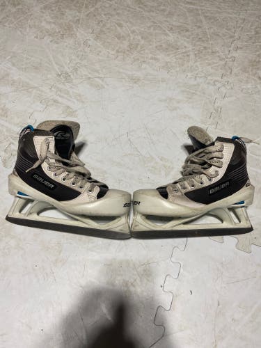 Used Bauer Regular Width  Size 4.5 Reactor 2000 Hockey Goalie Skates