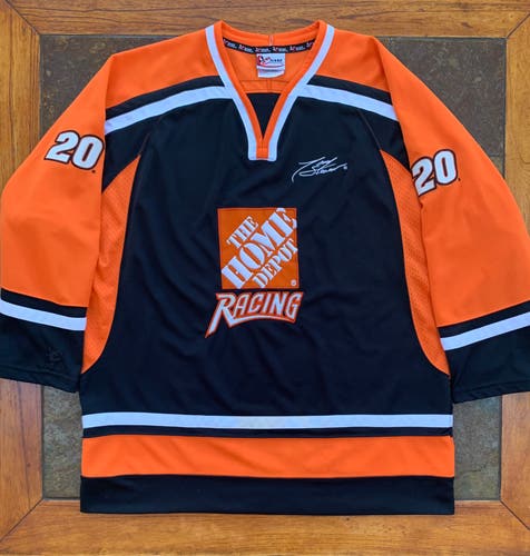 Tony Stewart Home Depot Official Chase NASCAR Hockey Jersey