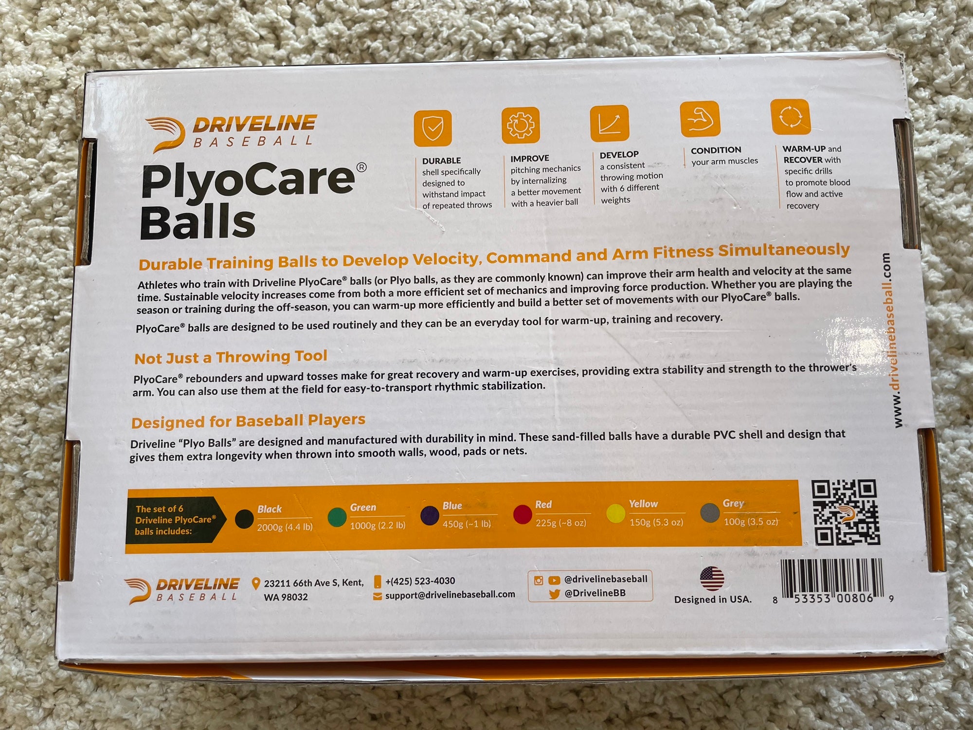Driveline PlyoCare® Balls - Individual Balls - Driveline Baseball