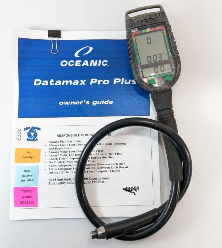 Oceanic Datamax Pro Plus SCUBA Dive Air Integrated Dive Computer Nitrox    #2662