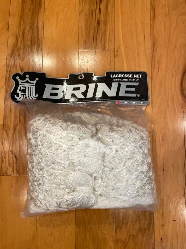 New Brine Lacrosse Net White 6 MM