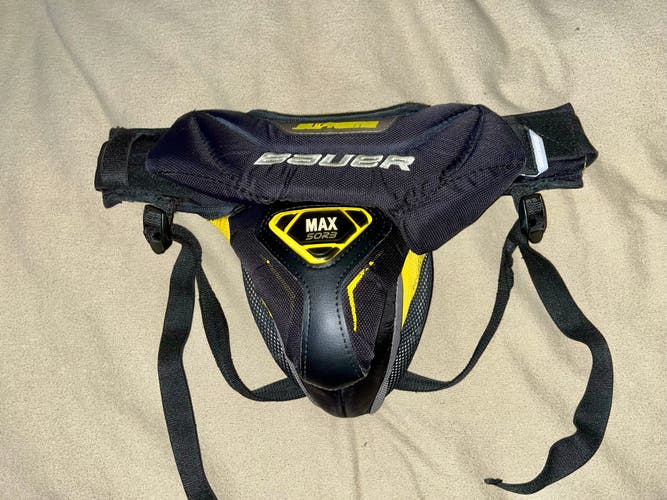 Used Mens Bauer Max Sorb Goalie Jock Support Cup