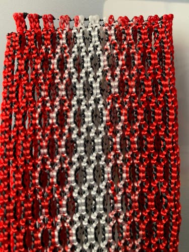 Rhombus 10d Red white black men’s mesh Dynasty