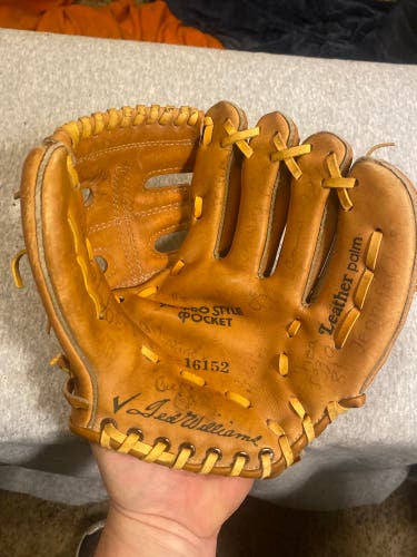 Vintage Ted Williams Jr Pro 9” Baseball Glove