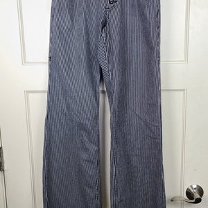 Cowgirl Tuff Straight Up Western Jeans Stripe Pants Stretch Size 25 x 35