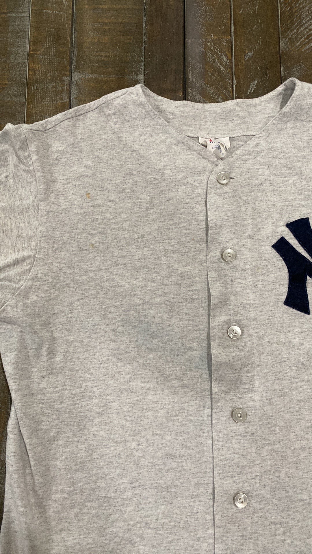 new york yankees jersey grey