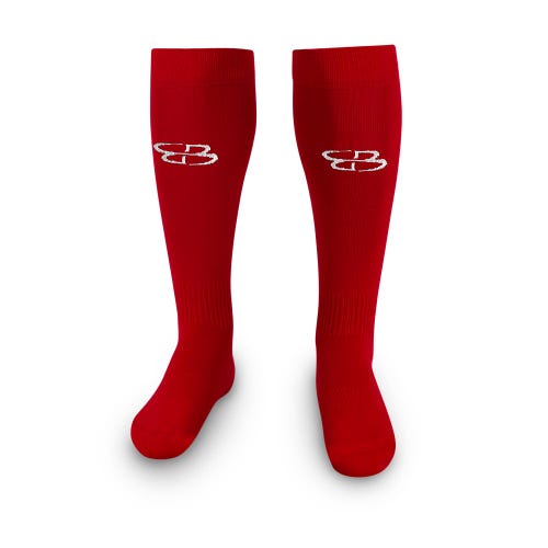 Baseball Socks Boombah Ventilator Team Sock - Size I - Color - Red - New