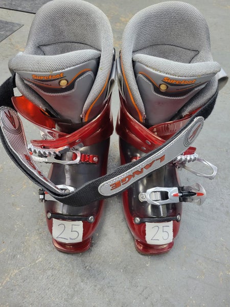 Used Lange Sure Foot 250 Mp - M07 - W08 Women's Downhill Ski Boots