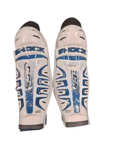 Used Ccm Shock 17" Ice Hockey Shin Guards
