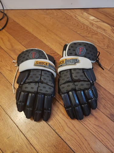 Used Shock Doctor Formula Lacrosse Gloves 12"