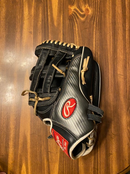 Used Right Hand Throw Rawlings Outfield Heart of the Hide Baseball Glove 12.75"