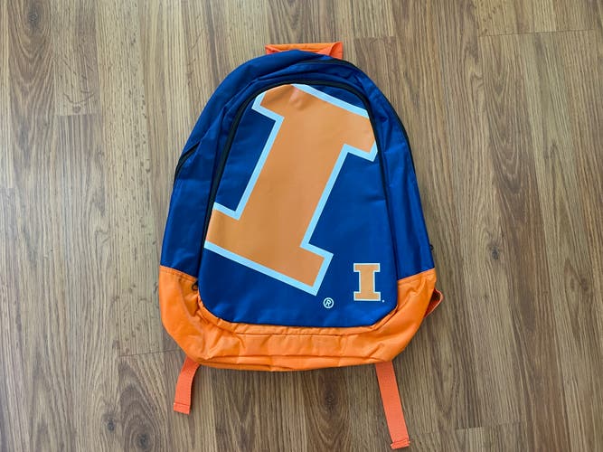Illinois Fighting Illini NCAA SUPER AWESOME Forever Collectibles Backpack Bag!
