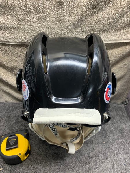 VINTAGE HT2 CCM HOCKEY HELMET 7-5/8 RARE GOALIE CAGE!!