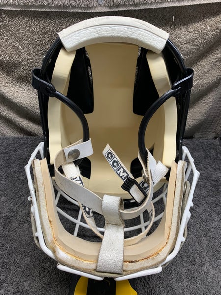 VINTAGE HT2 CCM HOCKEY HELMET 7-5/8 RARE GOALIE CAGE!!