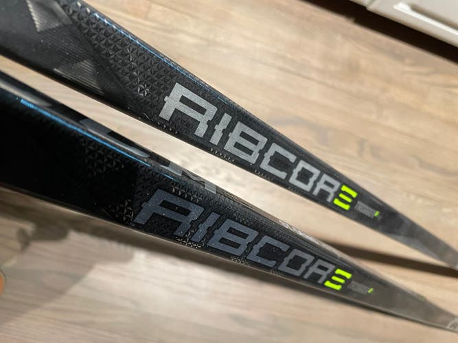 2 Pack-New CCM LH Pro Stock RibCor Trigger2 PMT Hockey Stick 80 Flex
