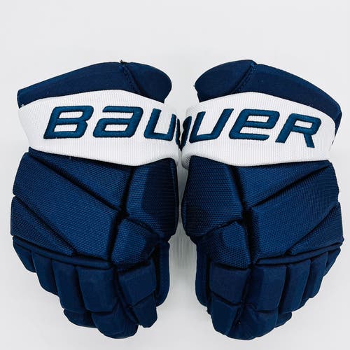 New 2022 Heritage Classic Toronto Maple Leafs Bauer Vapor 2X Pro Hockey Gloves-13"-Black Palms
