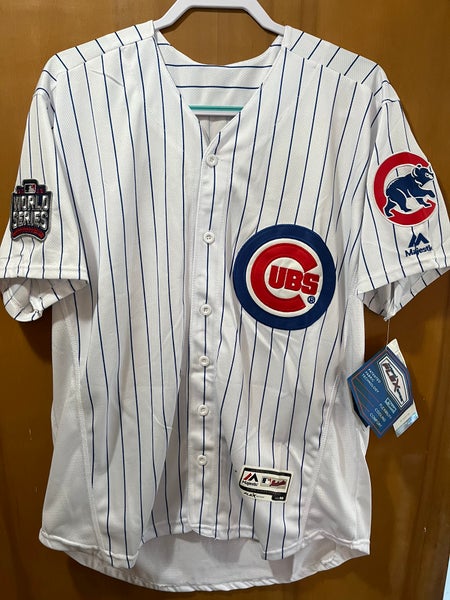 Chicago Cubs #44 Anthony Rizzo Majestic Home 2016 World Series