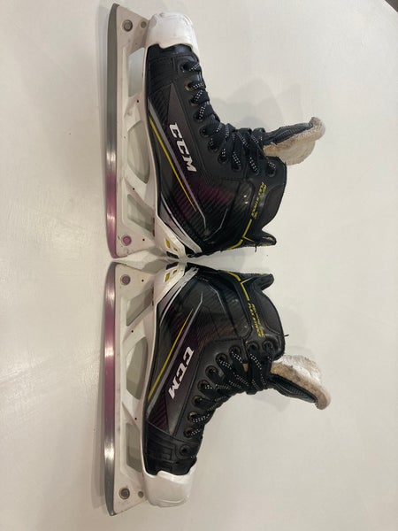 Used CCM Regular Width Size 7.5 Tacks 9060 Hockey Goalie Skates