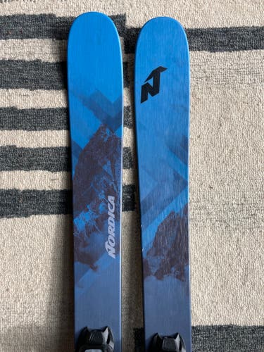 Used 2020 Nordica 104 cm Powder Enforcer 104 Skis With Bindings Max Din 13
