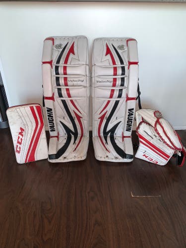 36+1 Vaughn Velocity V4 Goalie Pads & CCM Premier R1.9 Glove and Blocker -  Full Set