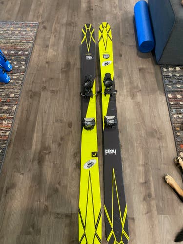 Used Men's 2019 HEAD 181 cm Cyclic 115 Powder Skis With Tyrolia Attack 13 Bindings