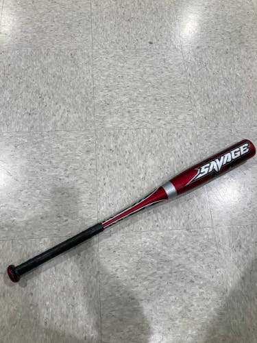 Used Rawlings Savage Alloy Bat 28" 10 OZ (Cage Bat Only, Uncertified)