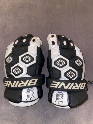 Used Player's Brine Unknown Lacrosse Gloves 10"