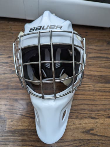 Senior Used Bauer NME ONE size small Goalie Mask Pro Stock