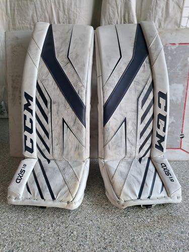Used 30" CCM Axis 1.9 Goalie Leg Pads