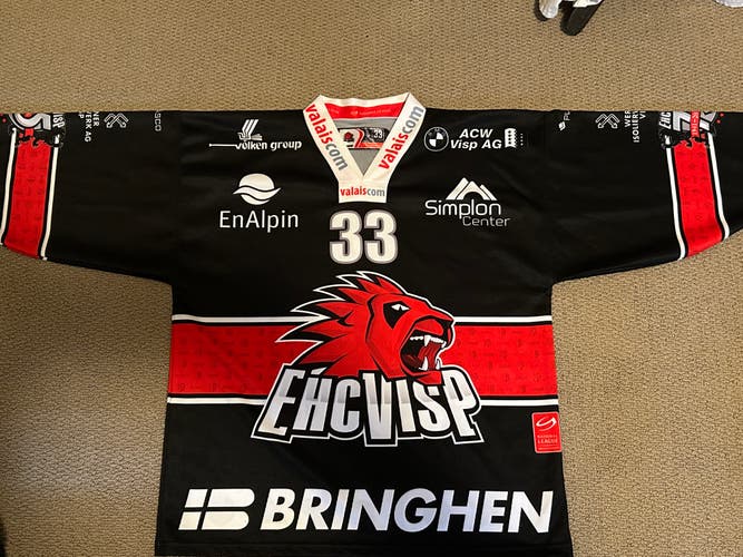 EHC Visp Medium game worn jersey