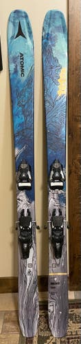 Used 2023 Atomic 172 cm Bent Chetler Skis With Bindings Max Din 14 100 waist