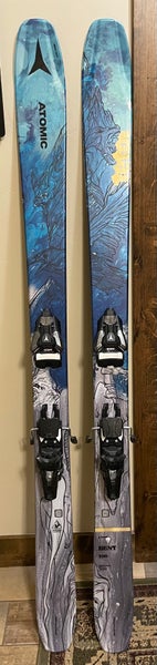 Used 2023 Atomic 172 cm Bent Chetler Skis With Bindings Max Din 14 100 waist